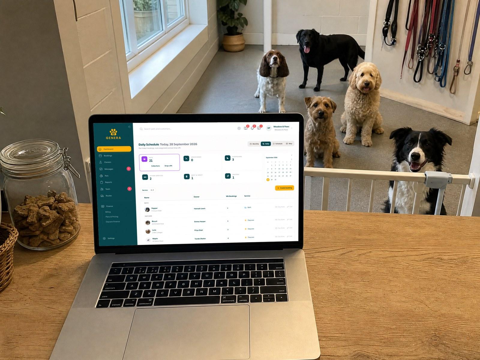 Genera vs Gingr: the UK alternative for dog daycare software